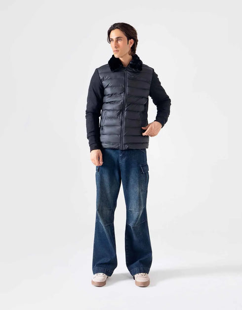 FUR COLLAR PUFFER JACKET